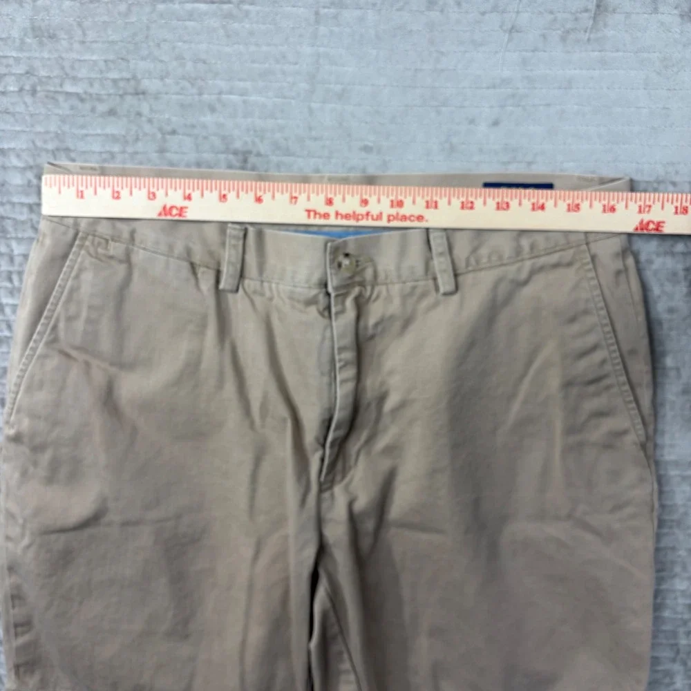 Polo Ralph Lauren Mens Khaki Tan Classic Fit‎ 9 Inseam Chino Shorts Size 34
